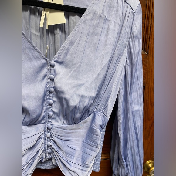 Anthropologie blue blouse - Picture 2 of 6